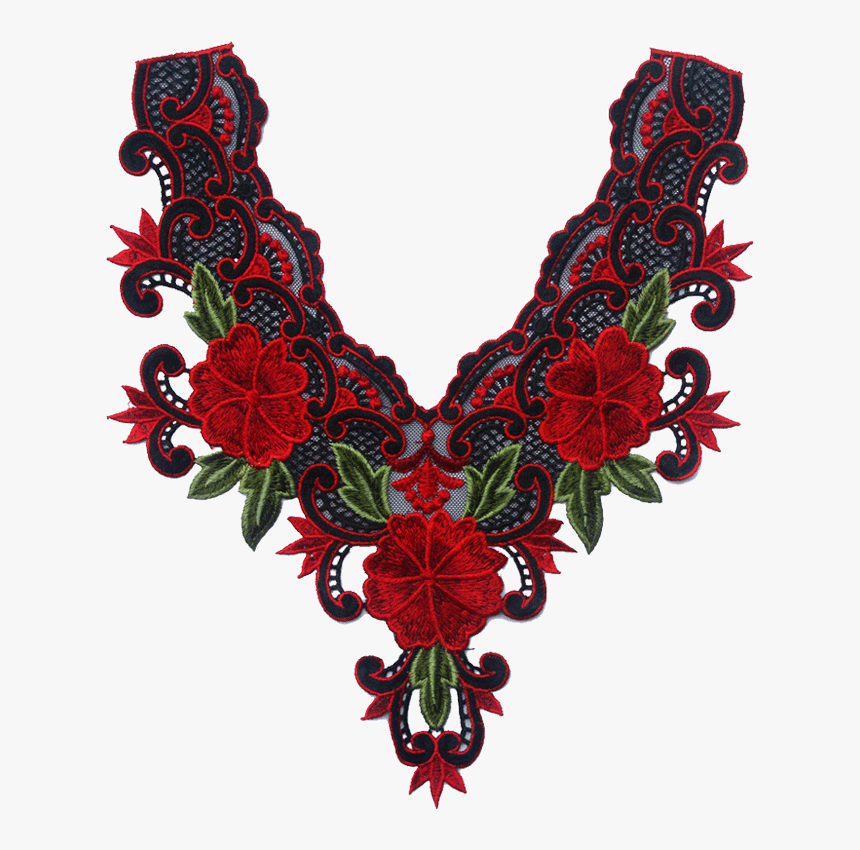 Applique Laces Png Floral, Transparent Png