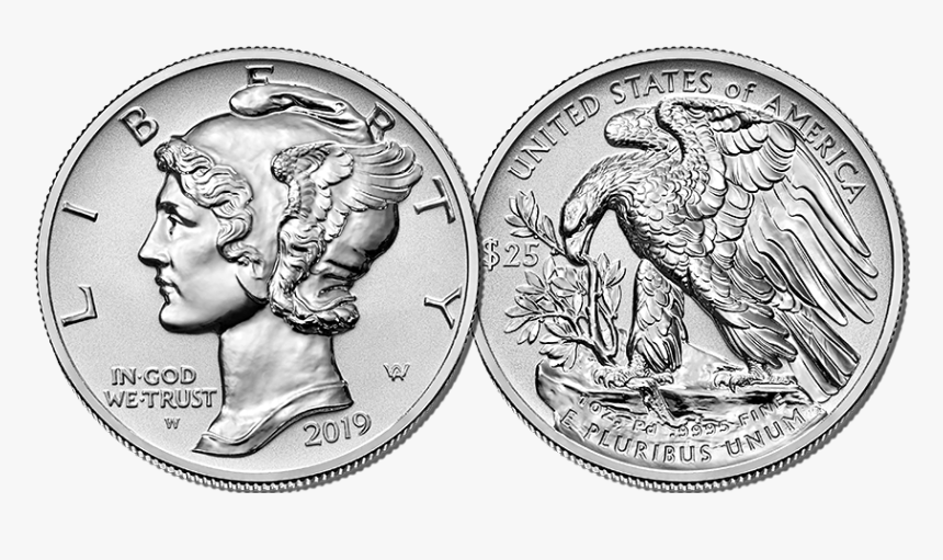 Palladium American Eagle Coin - 2016 Harpers Ferry Quarter, HD Png Download