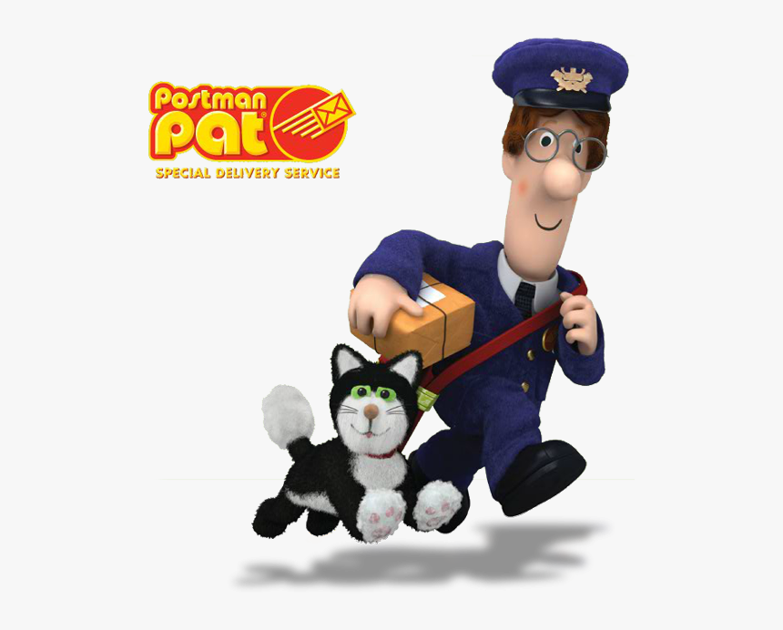 Postman Pat Png - Postman Pat Black And White Cat, Transparent Png