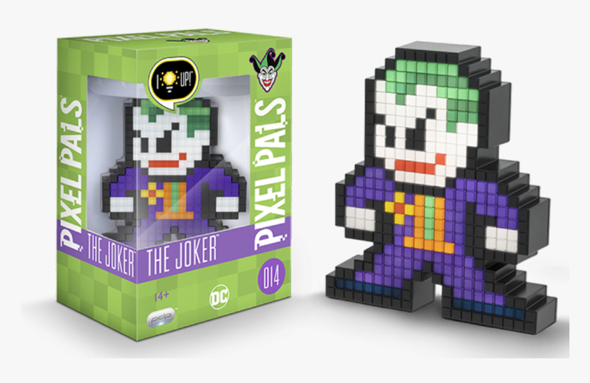 Pixel Pals The Joker Harley Quinn Collectible - Joker Pixel Pals, HD Png Download