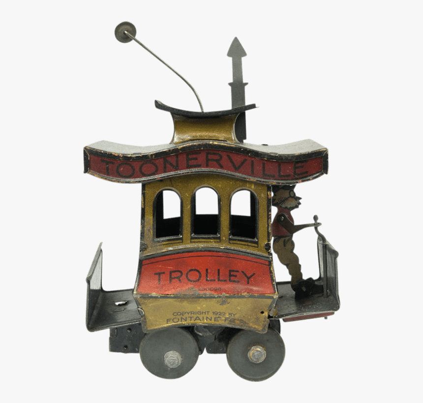 Toonerville Trolley Vintage Tin Toy Clip Arts - Locomotive, HD Png Download