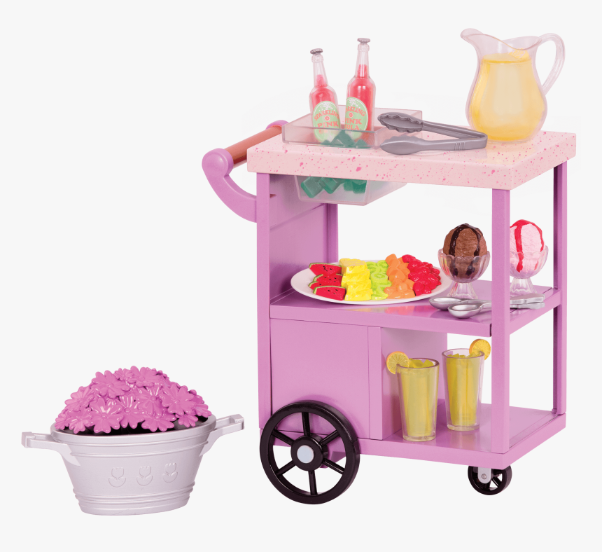 Detail Of Accessories - Our Generation Food Trolley, HD Png Download