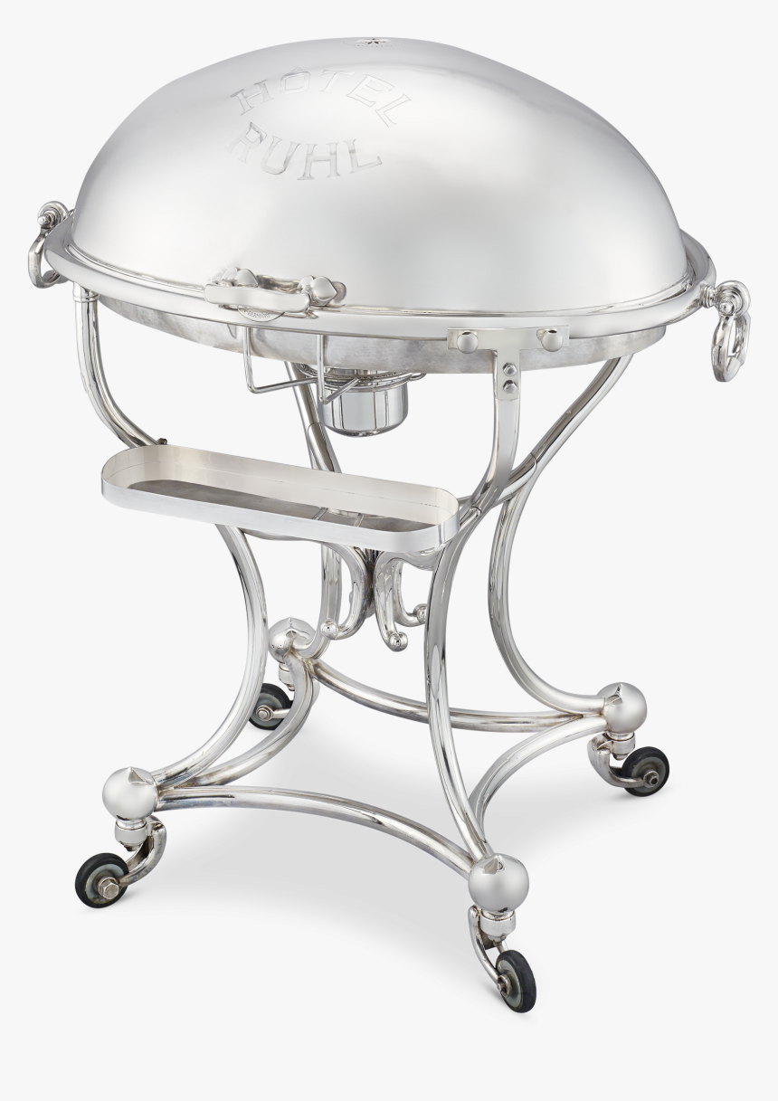 French Silverplate Meat Trolley - Outdoor Grill Rack & Topper, HD Png Download