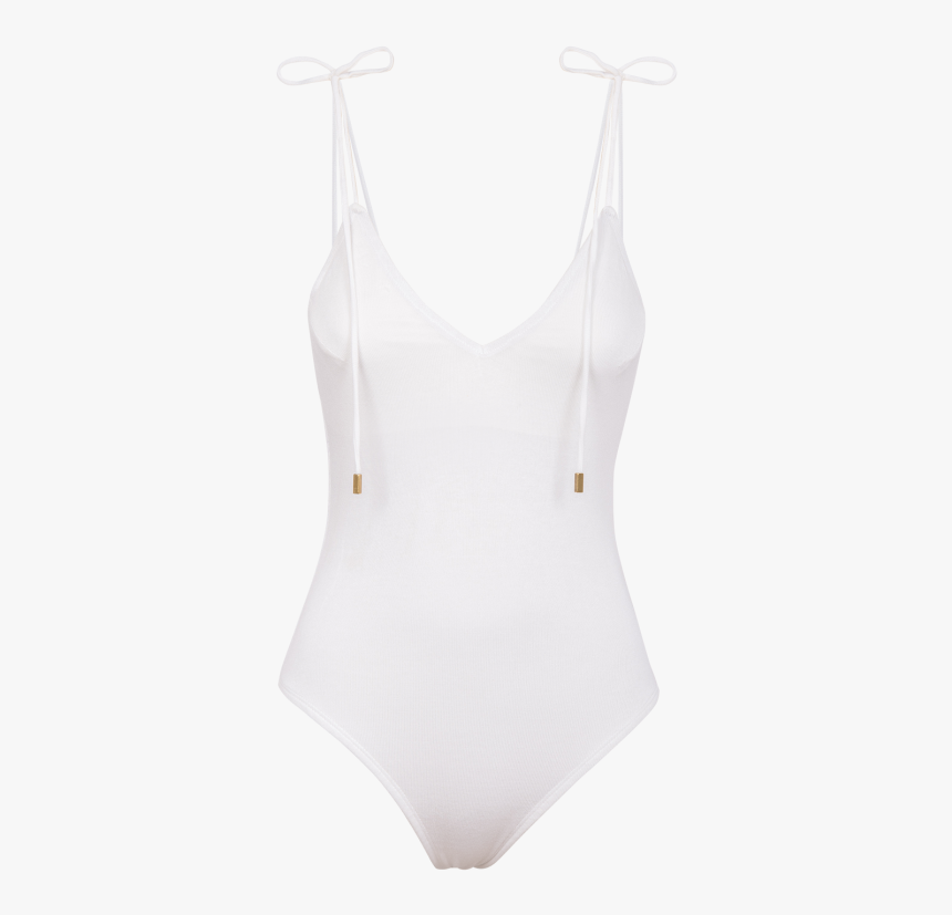White Ebony Bodysuit - Maillot, HD Png Download