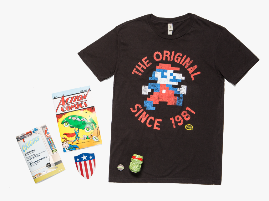 Original Mario Shirt, HD Png Download