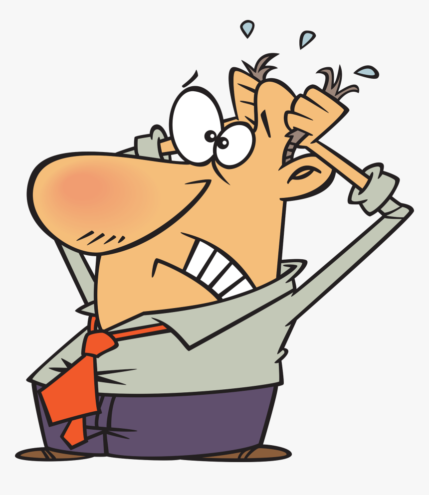 Way There That They Don T Need To Order Parts In It - Stressed Out Man Clipart, HD Png Download