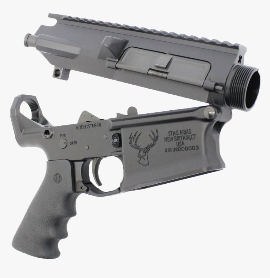 Complete Rifle Non-restricted - Stag 10 Receiver Set, HD Png Download