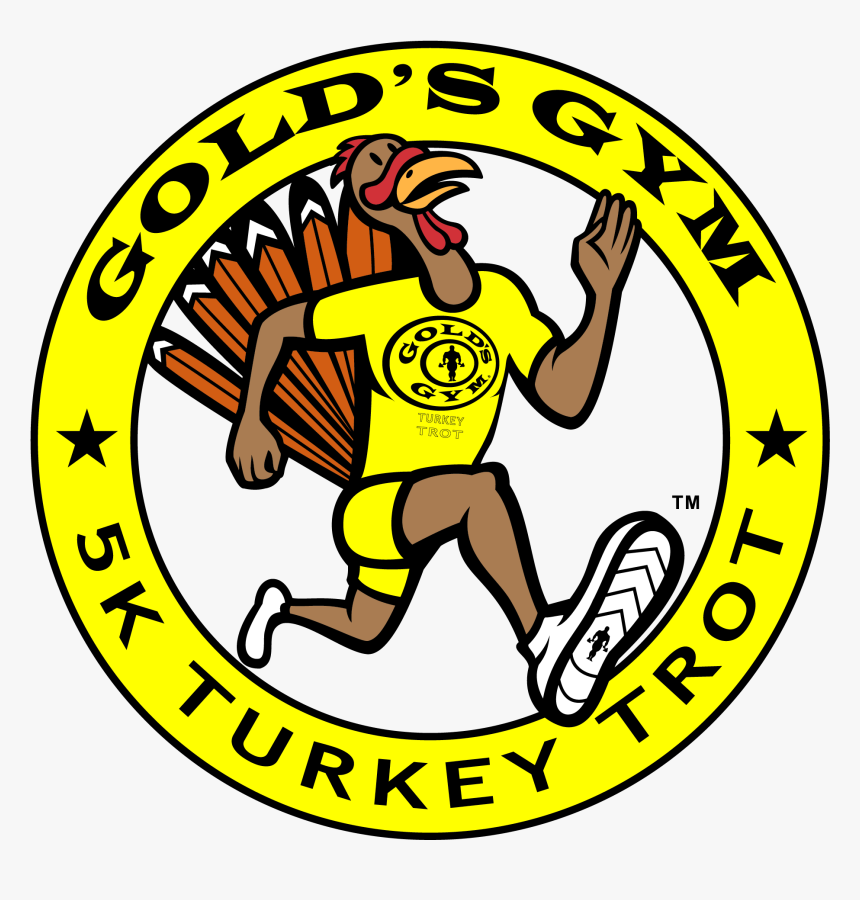 Golds Gym Annual 5k Turkey Trot - Golds Gym, HD Png Download