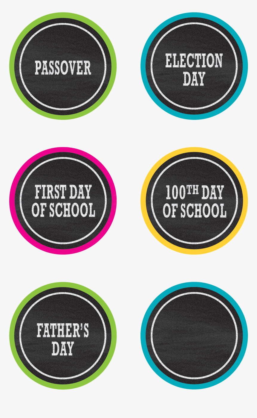 Chalkboard Day Calendar, HD Png Download