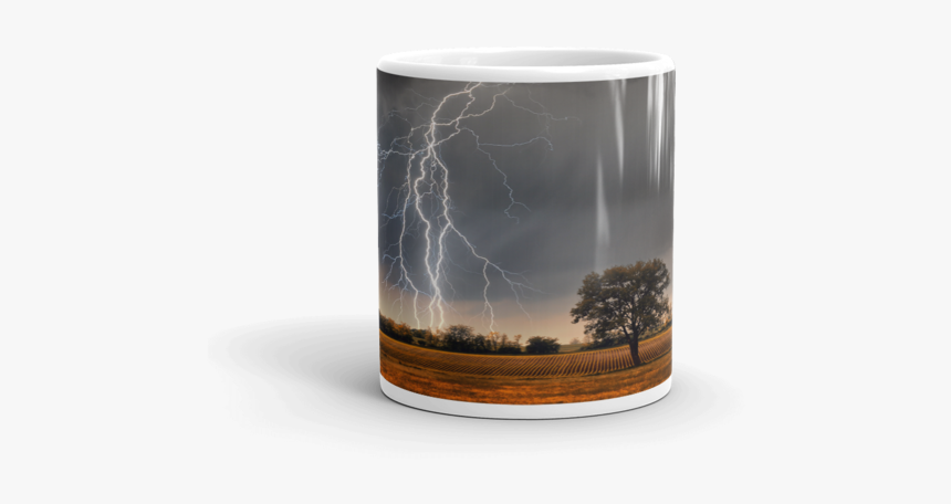 Weather Map Symbols On Ceramic Mug - Lightning, HD Png Download