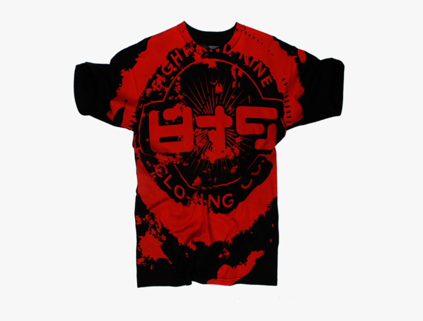 All Over Grunge Logo T Shirt - Active Shirt, HD Png Download