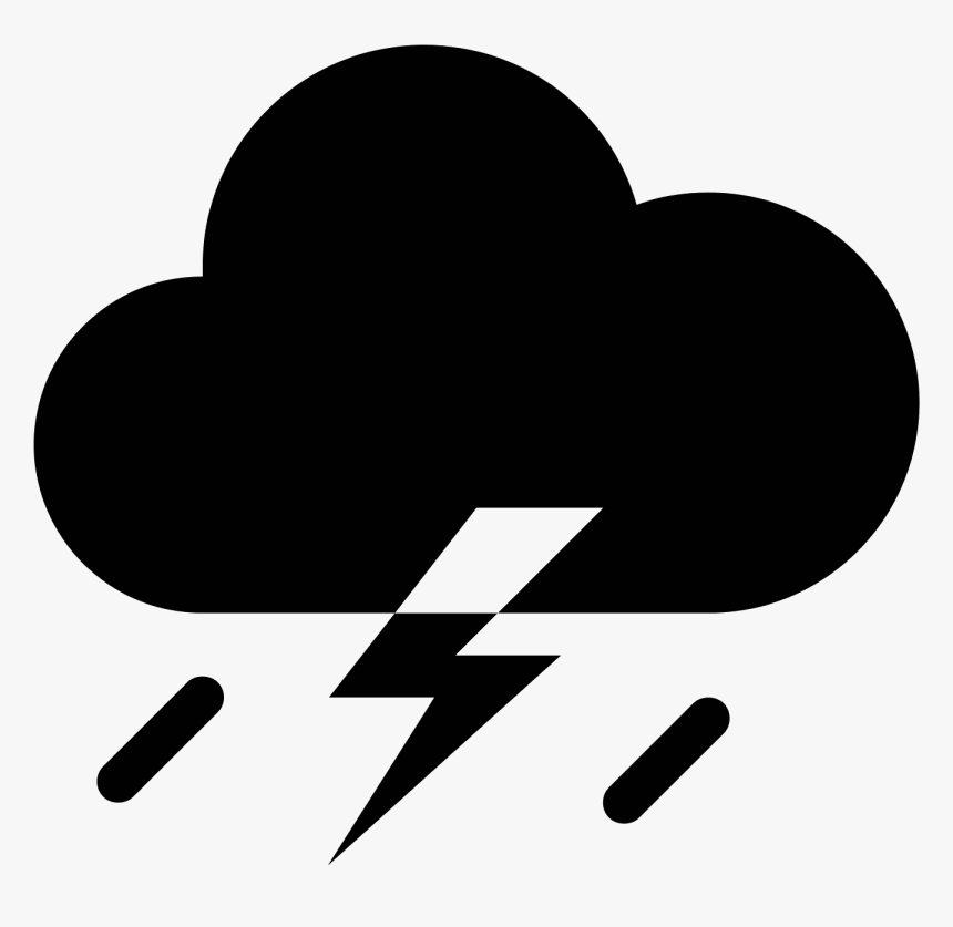 Storm Filled Icon, HD Png Download
