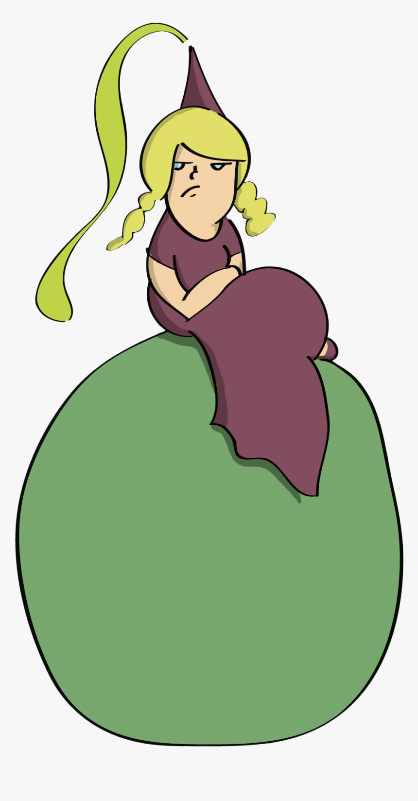 The Princess And The Pea Fairy Tale Clip Art - Cartoon, HD Png Download