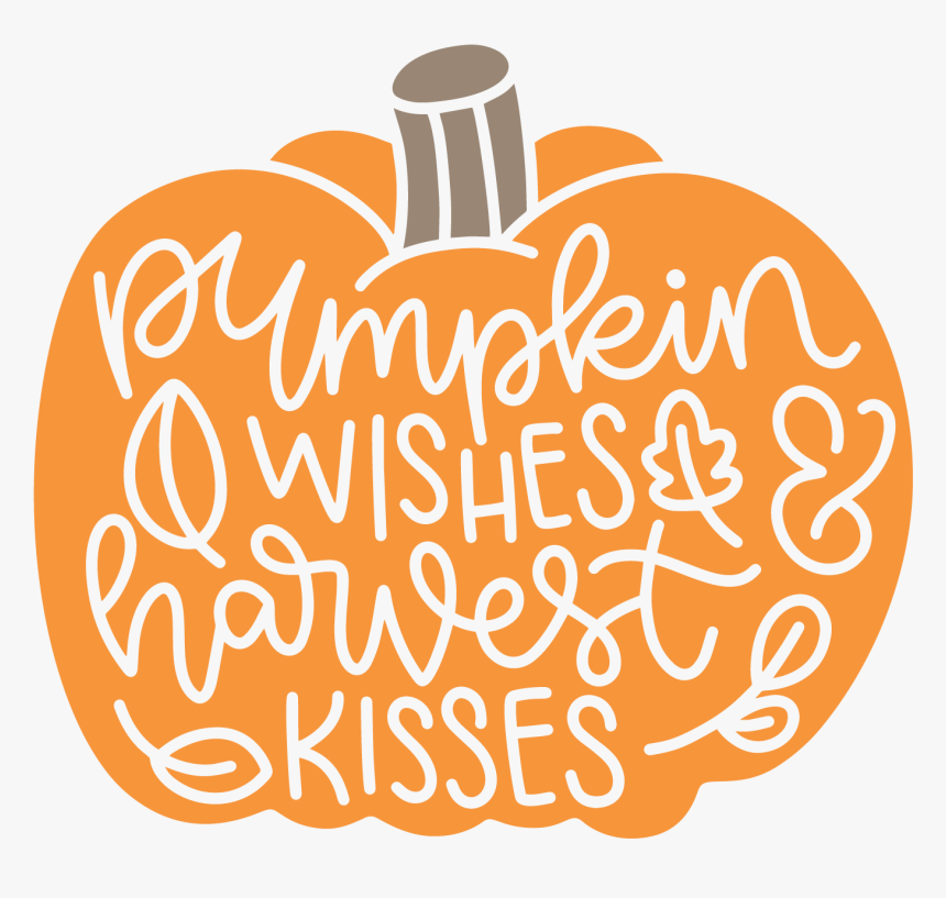 Transparent Pumpkin Monogram Clipart - Silhouette Pumpkin Monogram, HD Png Download