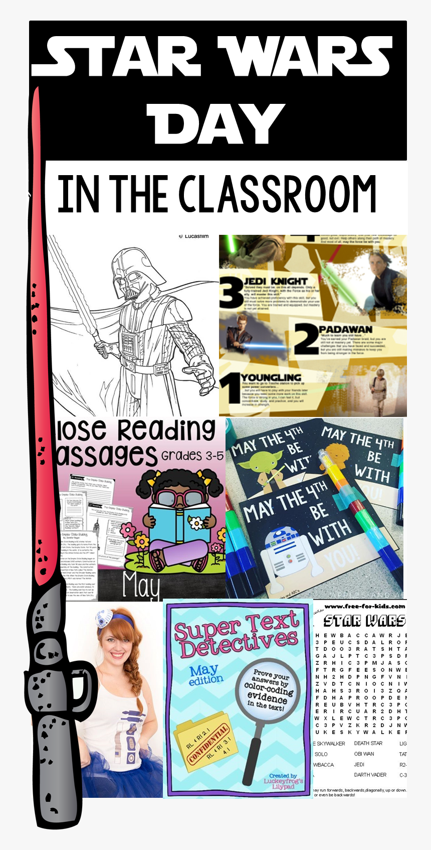 Starwars - Star Wars Classroom Ideas, HD Png Download