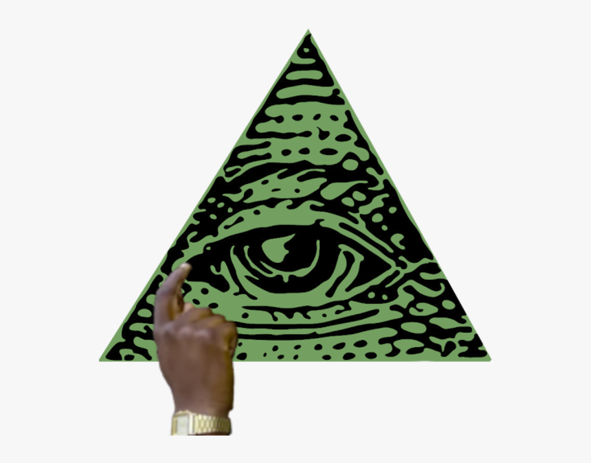 Green Triangle - Triangle Illuminati, HD Png Download