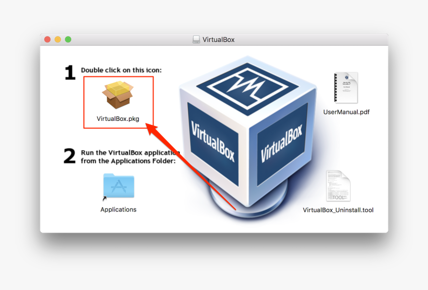 Pkg File - Virtualbox Works, HD Png Download