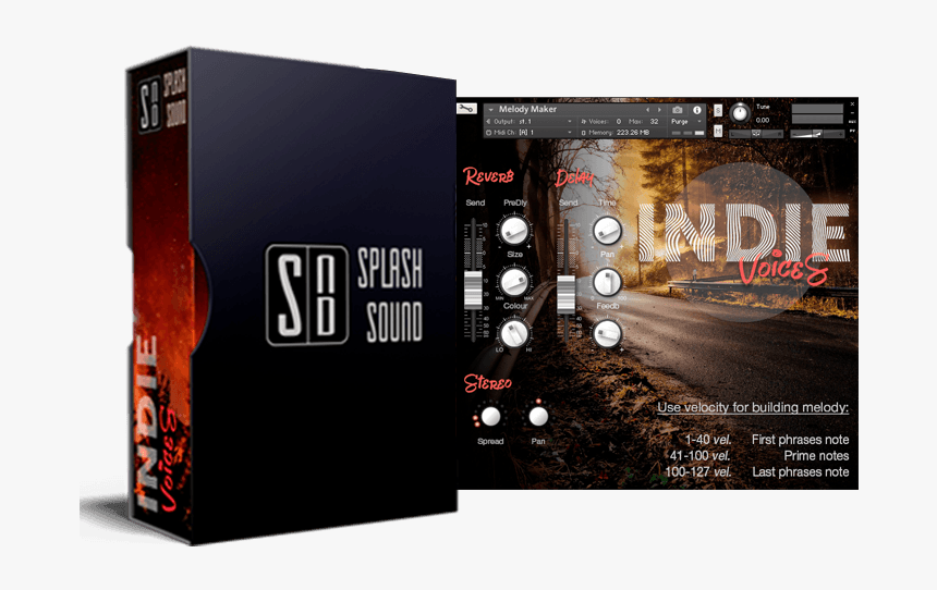Indie Voices - Splash Sound Indie Voices Kontakt, HD Png Download