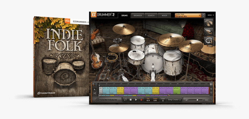 Ezdrummer 2 Vintage Rock, HD Png Download