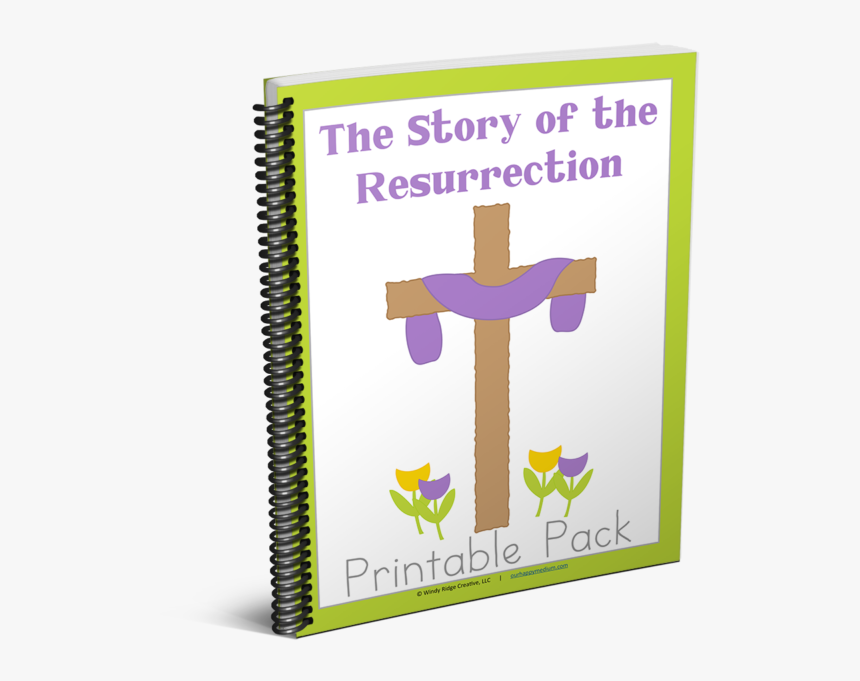 Easter Printables For Kids, The Story Of The Resurrection - Cross, HD Png Download