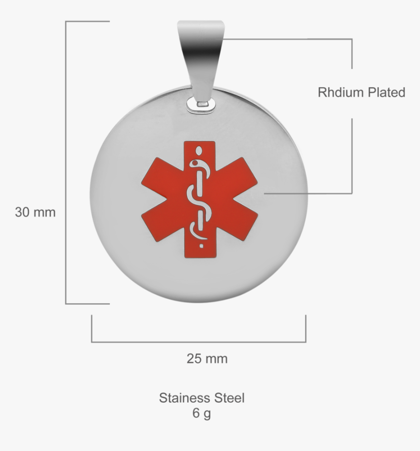 Emt Steel Pendant - Ambulance Word, HD Png Download