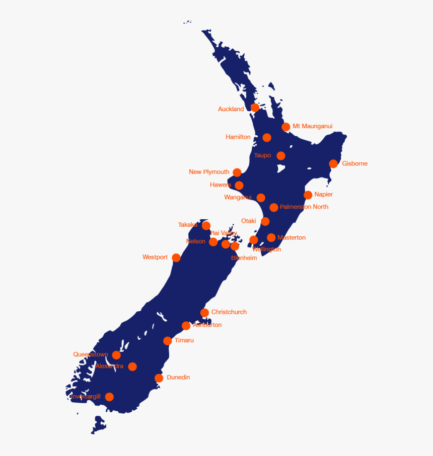 New Zealand Map Art, HD Png Download