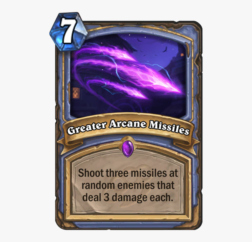 Hearthstone Greater Arcane Missiles, HD Png Download