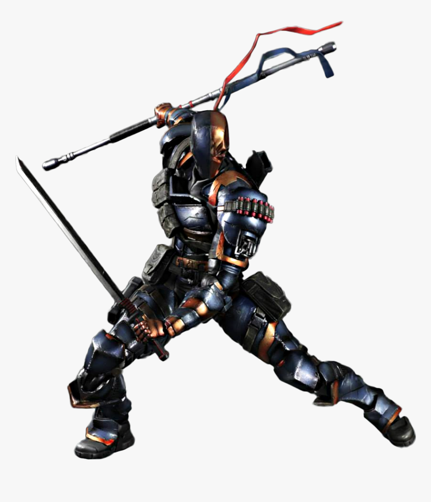 Action Figure,toy,fictional - Dc Comics Deathstroke Png, Transparent Png