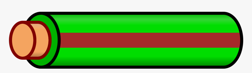 Clip Art Red And Green Stripes - Green Red Wire, HD Png Download