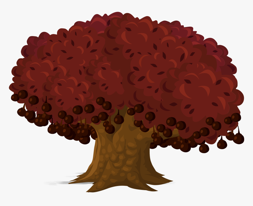Harvestable Resources Trant Spice Clip Arts - Cartoon Red Tree Png, Transparent Png