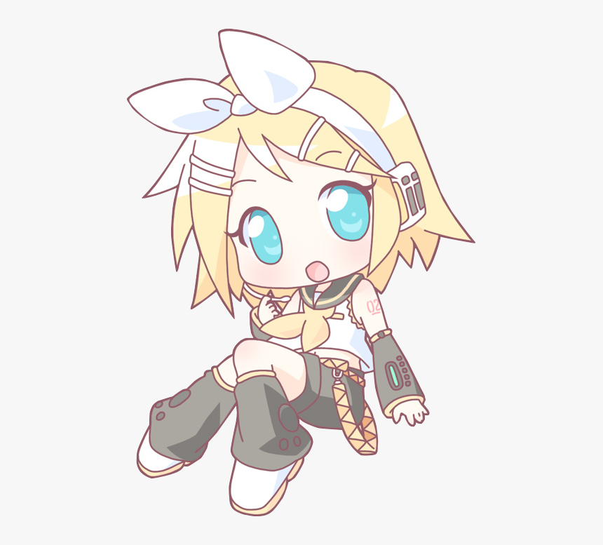 Vocaloid ^^ - Rin Kagamine Chibi Png, Transparent Png