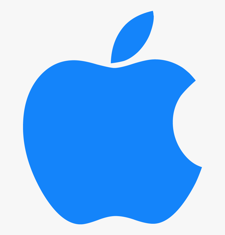 All You Need Is An User-account Which Is Created By - Apple Logo Png Blue, Transparent Png