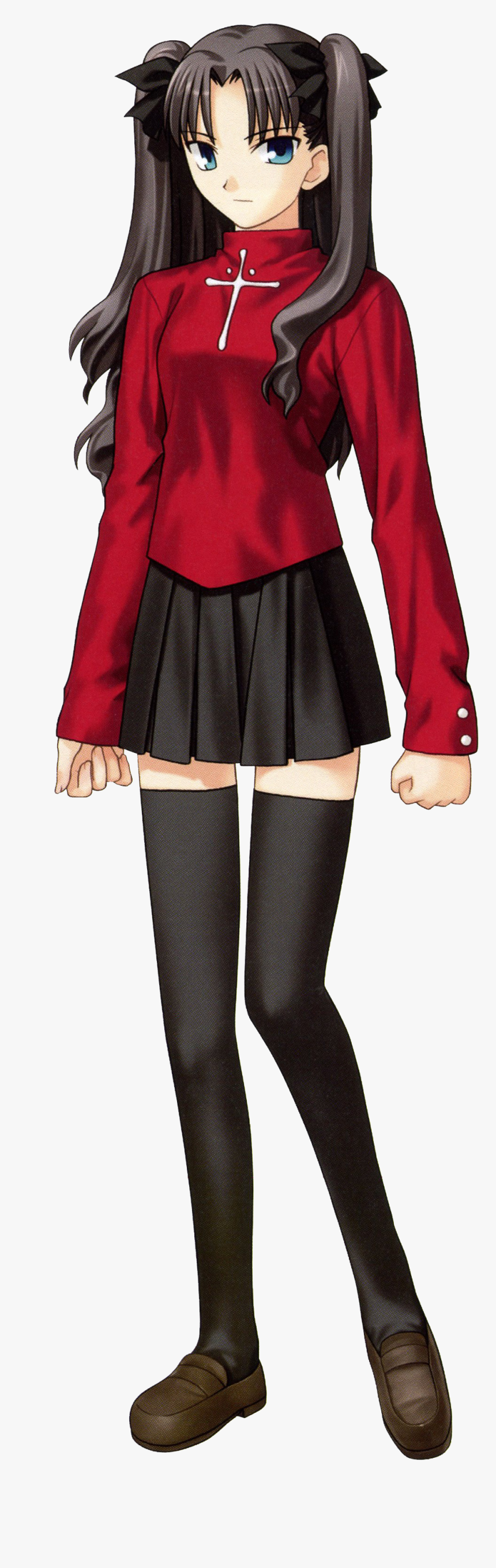 Casual - Rin Tohsaka, HD Png Download