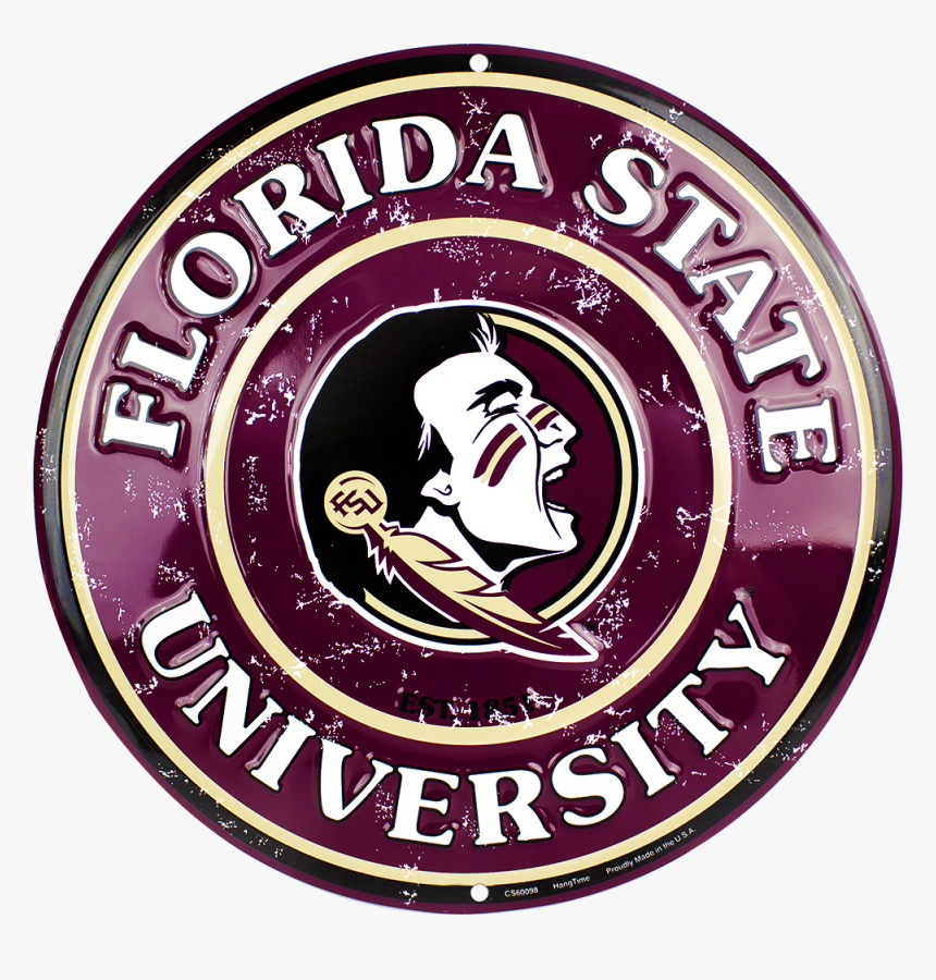 Fsu Seminoles Circle Sign - House Divided Miami Fsu, HD Png Download