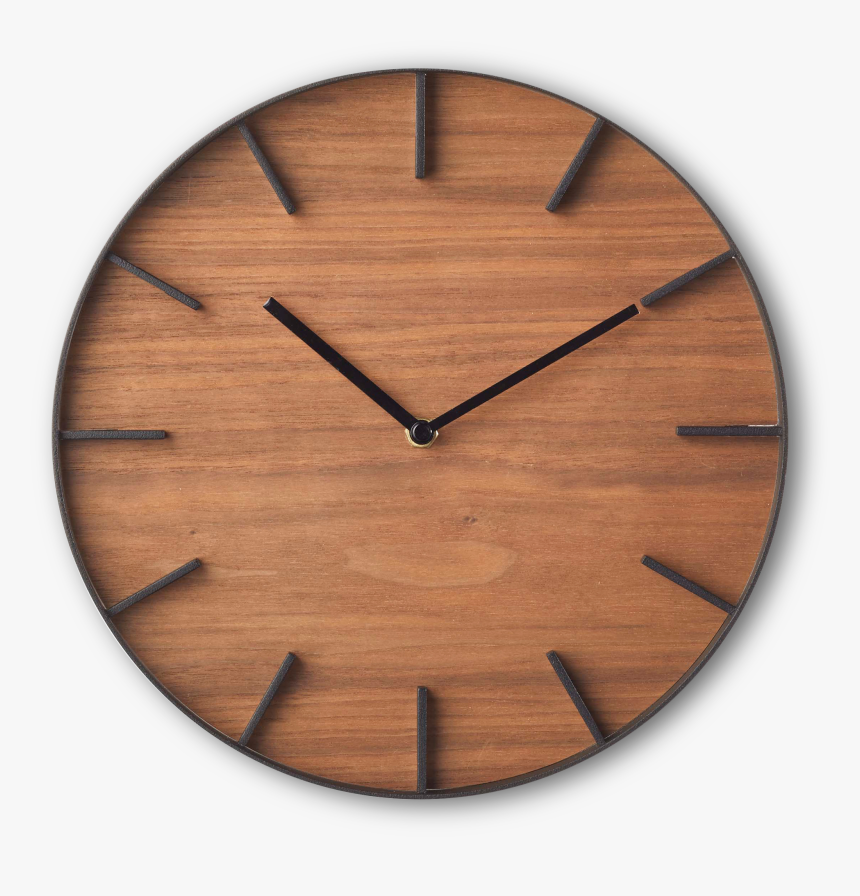 Rin Wall Clock Brown - Clock, HD Png Download