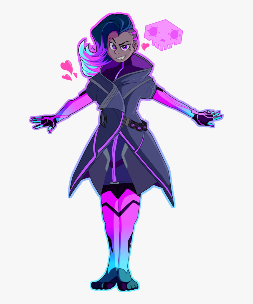 Cartoon,violet,fictional Design,art - Sombra Transparent, HD Png Download