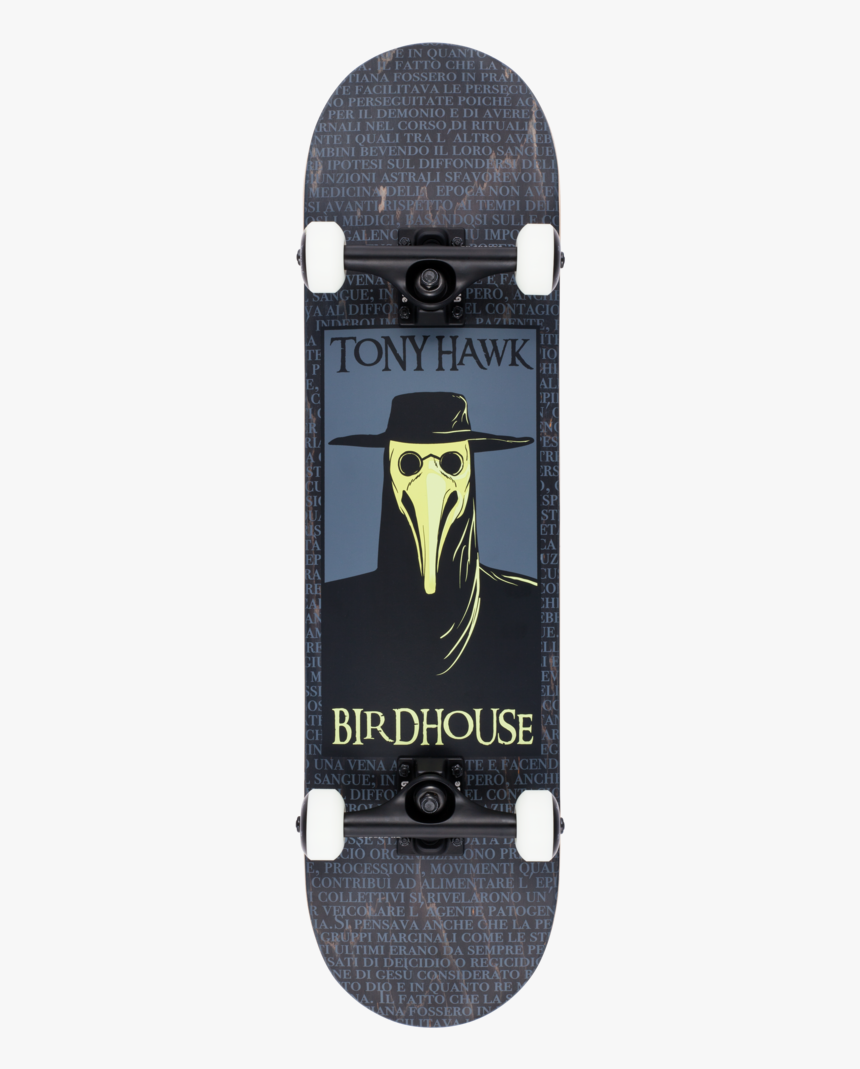 Birdhouse Premium Quality Complete Skateboard Tony - Birdhouse Plague Doctor Skateboard, HD Png Download