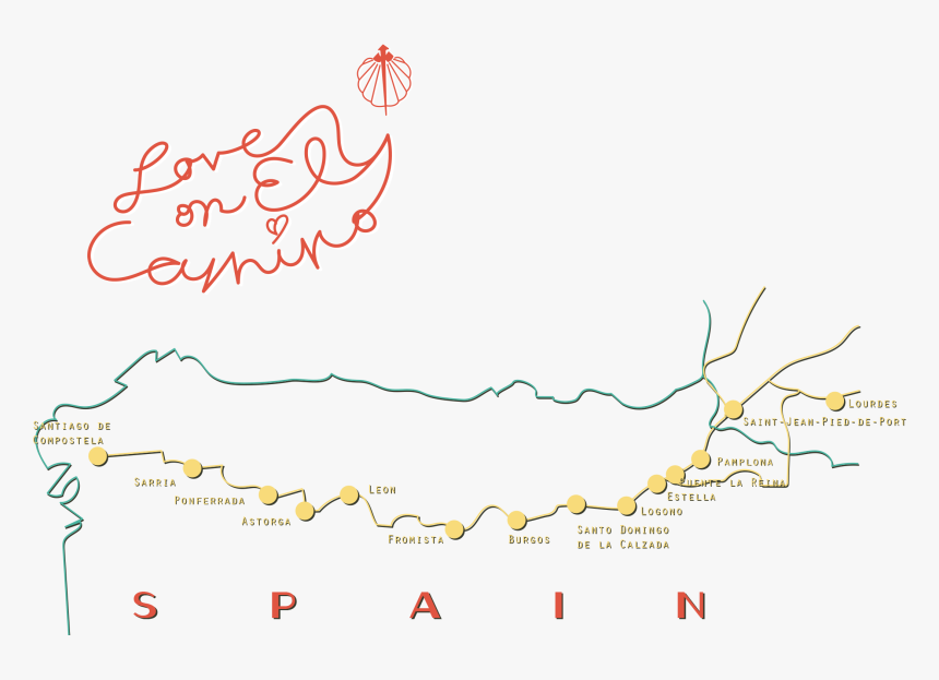 Love On El Camino - Lourdes Camino Santiago, HD Png Download