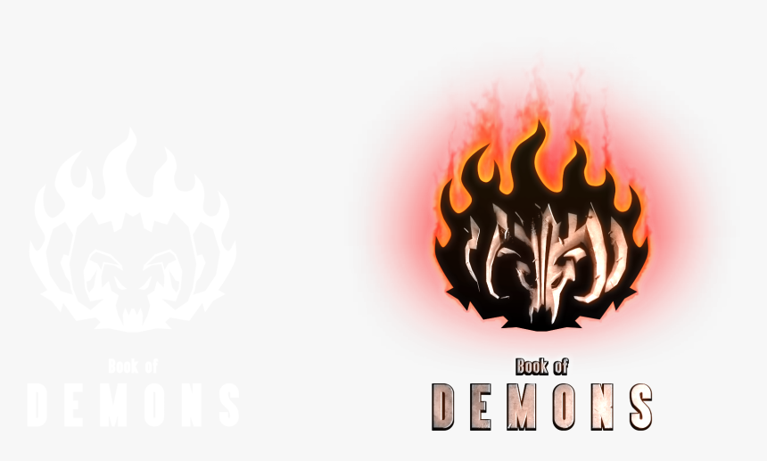 Bod Logo W Alpha - Book Of Demons Logo Png, Transparent Png