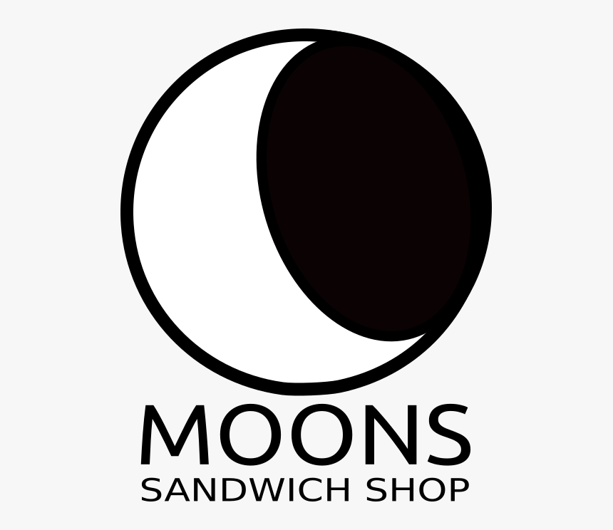 Moon S Sandwich Shop Clipart , Png Download - Circle, Transparent Png
