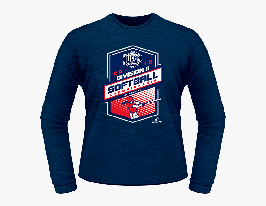 2018 Njcaa Softball Dii Championship Navy Tonal Long - Golf Championship T Shirt, HD Png Download