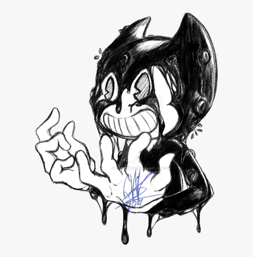 Drawn Little Girl Demon - Drawing, HD Png Download