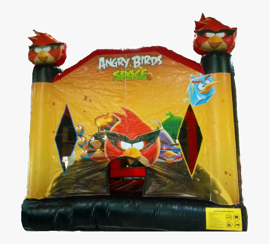 Space Angry Birds Moonbounce - Inflatable, HD Png Download