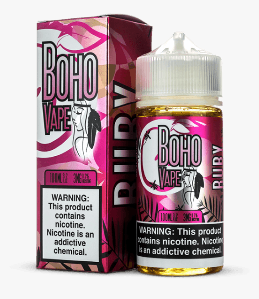 Boho Vape Ruby Salt - Boho Vape Cocochella, HD Png Download