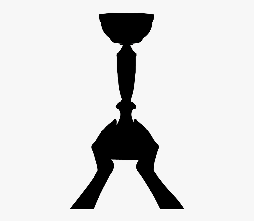 Silueta, Trofeo, Negro, Símbolo, Ganar, Emblema, Premio - Silhouette, HD Png Download