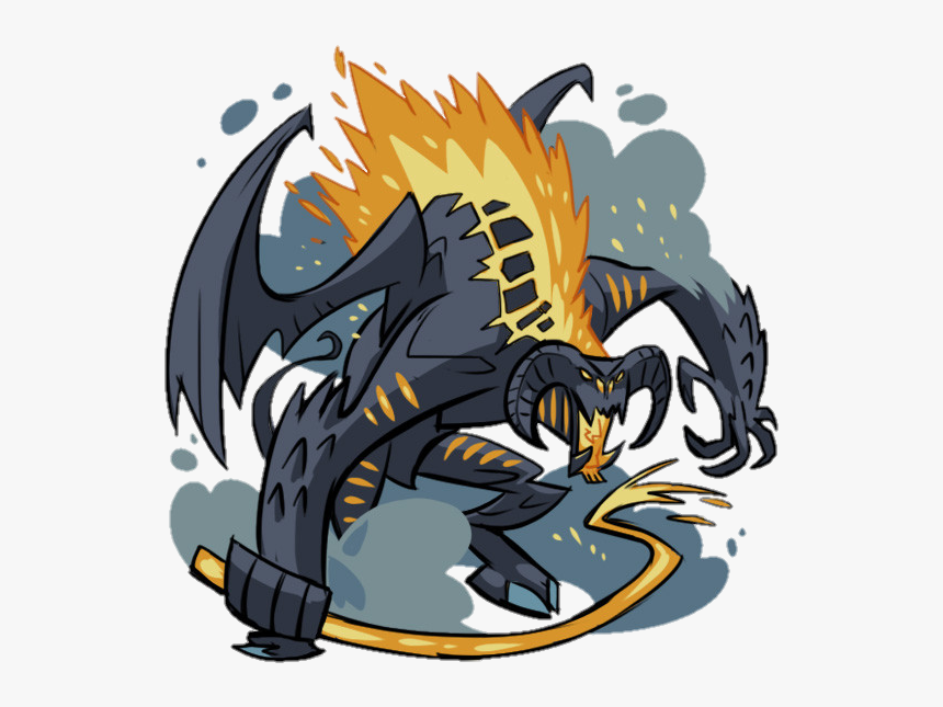 #balrog #thelordoftherings #monster #flames #cartoon - Sketch, HD Png Download