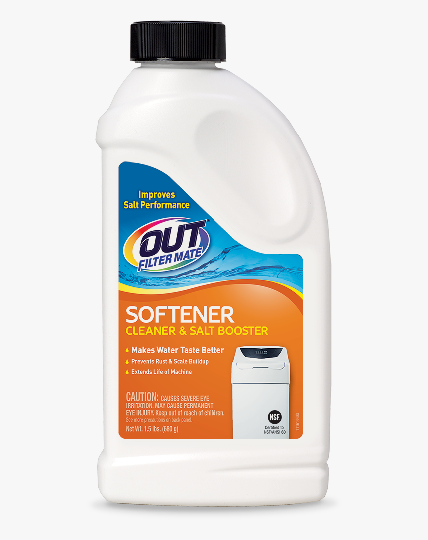 Out Filter Mate Water Softener Cleaner & Salt Booster - Salt Removal Water Filter, HD Png Download