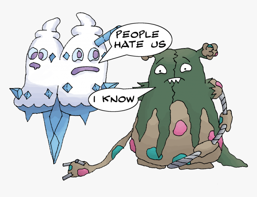 Pokemon Garbodor And Vanilluxe, HD Png Download