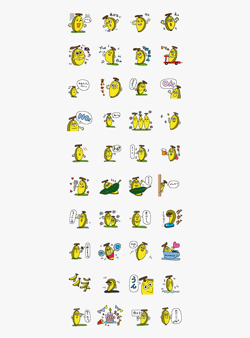 Sticker Of The Banana Which Seems Good , Png Download - Smiley, Transparent Png