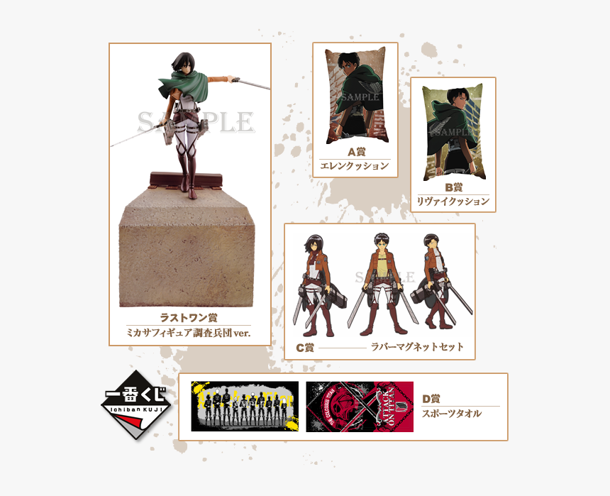 Attack On Titan Shingeki No Kyojin Figurines - Poster, HD Png Download
